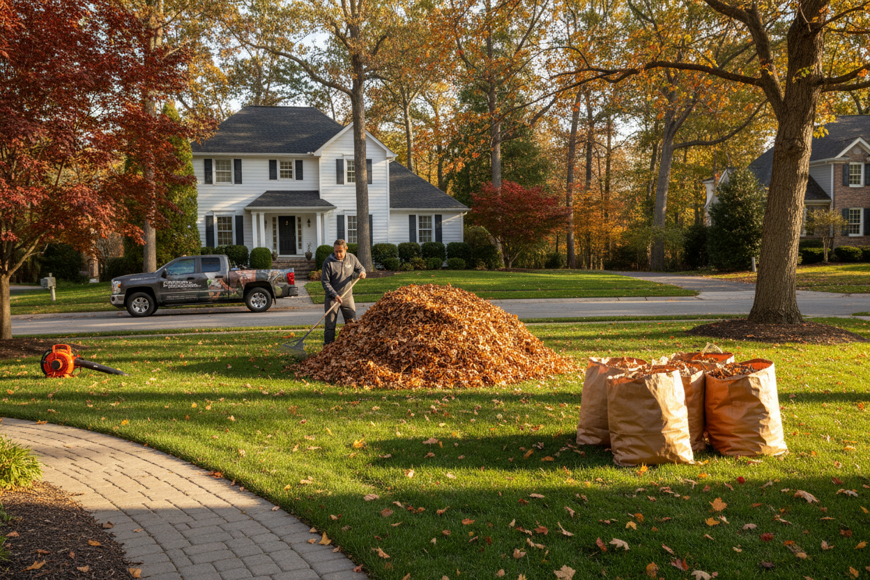Leaf cleanup